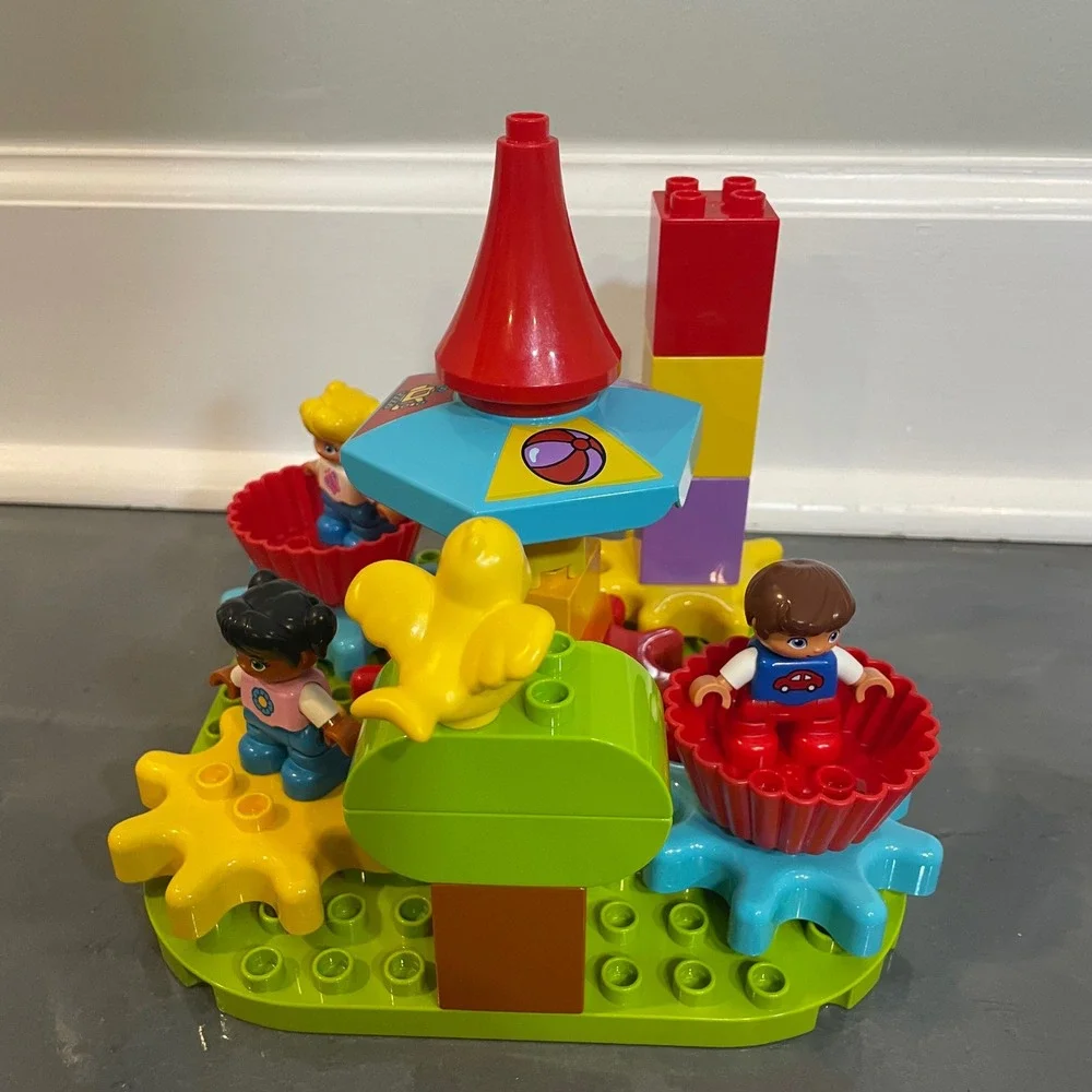 LEGO DUPLO My First Carousel 10845 Spinning Gears Building Set Complete